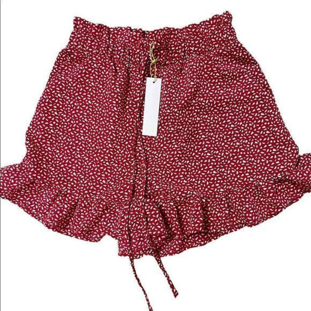 Good Luck Gem womens size small red/white skort